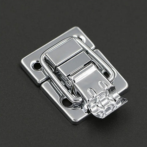 Heavy Duty Stainless Steel Spring Latch Hasps Lock for Belts and Backpacks, Easy Install Silver Toggle Latch for Hardware Use