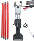 Beast Pro Grade Electric Hydraulic Cable Cutter With Extension Rod And Carrying Case for 30mm copper and aluminum cables