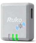 Solid Remote ID Module For Drones Featuring Built In GPS Tracker And Kickass Beeper For Fast Field Recovery No Sweat Setup Sweet Accessory For Pilots Craving Reliable Location Tracking, compact gray design with LEDs.