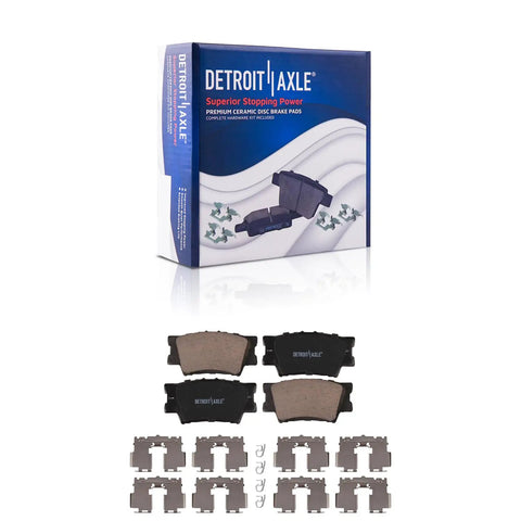 Front And Rear Disc Brake Kit With 11.65 Inch Front Rotors And 11.06 Inch Rear Rotors Plus Ceramic Brake Pads For 2007 2011 Toyota Camry