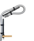Tool Free Clamp On Dust Collection Boom Arm And Vacuum Hose Mount For Desktop CNC Machines, Table Saws with adjustable arm design.