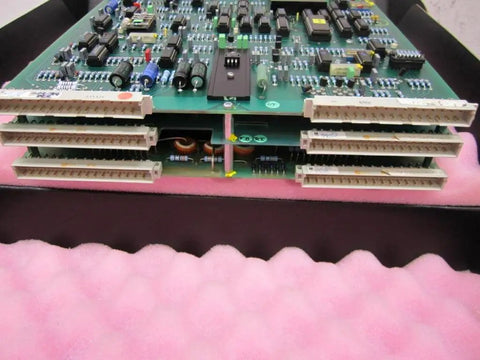 Shop Ready Refurbished R Servo 2 Spindle Motor K 258637-42 Heavy Duty Cnc Replacement Unit circuit board with connectors on foam.