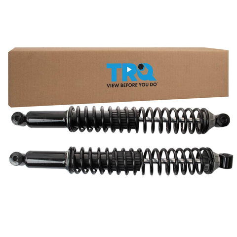 Rear Heavy Duty Shock Absorber Pair For 2000 To 2014 Chevy Tahoe GMC Yukon Suburban Yukon XL Escalade And Avalanche against box