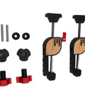 Bench Dog Clamp Set 2 Pack Press On Gear Locking With One Hand Operation High Medium Low Clamping Force For Woodshop Workbench