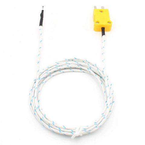 K Type Thermocouple Temperature Probe With 2M Sensor Lead For Industrial And Lab Use Minus 40 To 480C Operating Range 0 To 400C