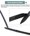 Cross-section view of 41 Inch Polypropylene Katana Sword For Training With Black Scabbard High Toughness Practice Blade