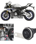 22mm Motorcycle Handlebar Light Switch Stainless Steel Single Spotlight Control Button Universal For ATV Off Road Electric Bike Mods