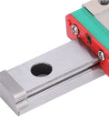 Ultra Smooth Jauarta Miniature Linear Guide Block Slider With 100mm Stainless Steel Rail side view showing detailed design.