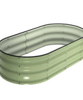 Raised Garden Bed Kit 4x2x1 Ft Beefed Up Galvanized Planter Box With Safety Edging For Outdoor Gardens Deep 12 Inch Beds