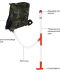 Manual Fertilizer Spreader With Bag For Farm Crops And Garden Use Accurate Measurement Fertilizing Tool showing backpack and tube components.