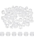 Rock Solid Clear Acrylic Bolts And Hex Nut Kit M4 X 6Mm showing clear plastic machine screws and hex nuts for electronics.