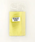 Assorted Brass Sheet Shim Set for Hobbyists and Model Builders, 24 Piece Kit, packaged brass shims in plastic bag, front view.