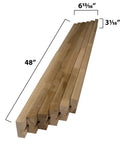 Heavy Duty Soft Maple Table Slide Set Built Like A Tank For Quick Room Flex Extends Forty Eight Inches, showing 48-inch maple track pieces.