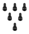 Titanium Bike Stem Bolts M5x16 18 20mm Socket Cap Head Screws With Washers Pack Of 6 Black Grade 5