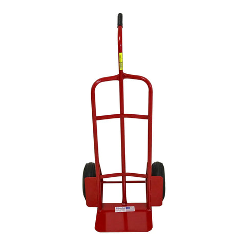 Heavy Duty Pail Cart With Single Handle And 800 Pound Capacity, 10 Inch Pneumatic Tires For Rough Terrain, front view
