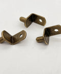 Rock Solid 50 Pack Shelf Support Pegs Nickel Plated Stainless Steel Cabinet Pins Bronze Tone, 6mm clips for cabinets.
