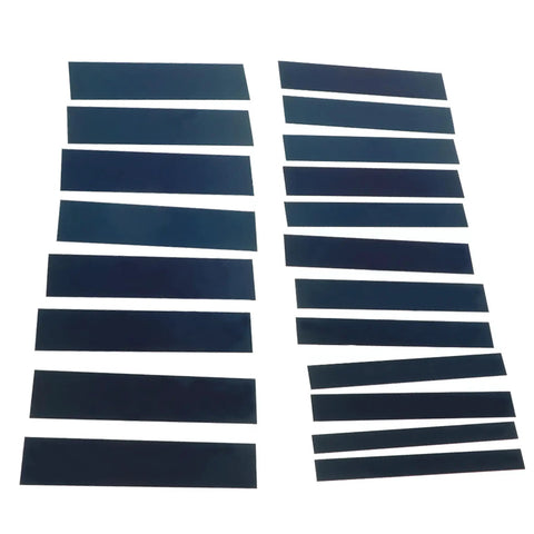 20 Pairs 1/32 Inch Wide 6 Inch Long Steel Precision Parallel Sets For Machinists, Hardened Alloy Steel, Hot Work Treated, Delivers 0.0002 Inch Accuracy And Tight Tolerances For Exact Alignment And Smooth Boss Level Machining