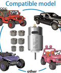 High Power 12V RS550 30000RPM 7R Motor Upgrade Kit Pair With 15T 19T And 23T Pinions For Kid Ride On Cars, shown with compatible models