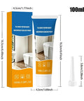 Hardcore Grout Repair Sealant For Shower And Bathtub fast drying tile caulk tube and box, 100ml size with applicator.