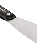 Flexible Carbon Steel Putty Knife Scraper With Nylon Handle For Spackle And Adhesive Spreading 2 Inch Blade Pro Grade Tool