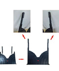 1U 19 Inch Rack Mount Cable Management System With Horizontal Duct Raceway And 24 Finger Channel Organizer assembly illustration