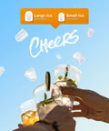 Scooper Free Nugget Ice Maker On Your Countertop drops soft chewy ice straight into your glass in under ten minutes with drinks.