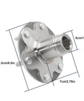 Sealed Front Wheel Hub Bearing Kit dimensions for 2WD Trucks and SUVs, shown with measurements and bolts
