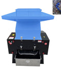 Front view of Industrial Grade Plastic Shredder And Grinder Crusher for bottles barrels wood nylon, showing feed area.