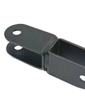 Double Pulley Wheel Bracket For Home Gym Pull Down Attachment Roller Pulley Rack Cross U Shaped DIY Fitness Gear Easy Install Lightweight Metal Frame For Smooth Cable Movements And Strength Training, black metal close-up
