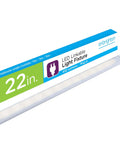 22 Inch LED Under Cabinet Light Plug In No Wiring With Built In On Off Switch Warm White 3000K 432 Lumens Plastic Housing