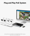 Plug and play 12MP 8 Channel PoE NVR Security System With H265 Plus Motion Detection, Works With 8 IP Cameras, Supports Up To 8TB HDD