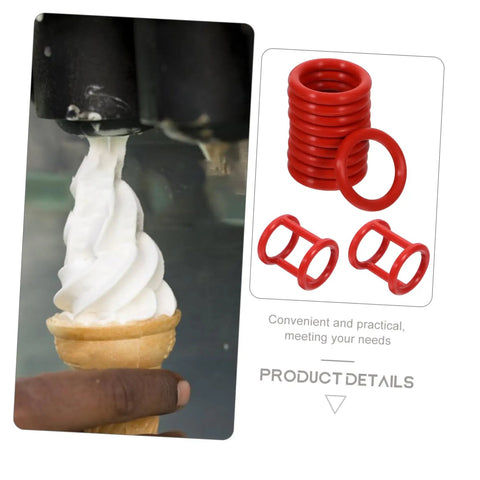13 Piece Silicone Seal Replacement Gaskets For Ice Cream Makers No Fuss Easy Install Durable Wear Resistant Sealing Rings shown