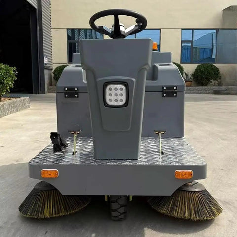Heavy Duty Ride On Commercial Floor Sweeper For Concrete Industrial Cleaning Machine Warehouse Parking Lot And Logistics Center Maintenance Equipment Big Deal