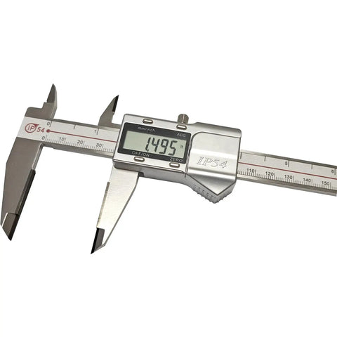Go-To Carbide-Tipped Calipers With Stainless Steel Body, Electronic Vernier Caliper with LCD, 8 Inch, Inches and MM Readouts