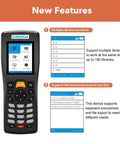 Pro Grade Wireless Barcode Scanner With Rechargeable Battery And 2 4 Ghz Rf Transceiver, featuring multiple library functions and export modes.