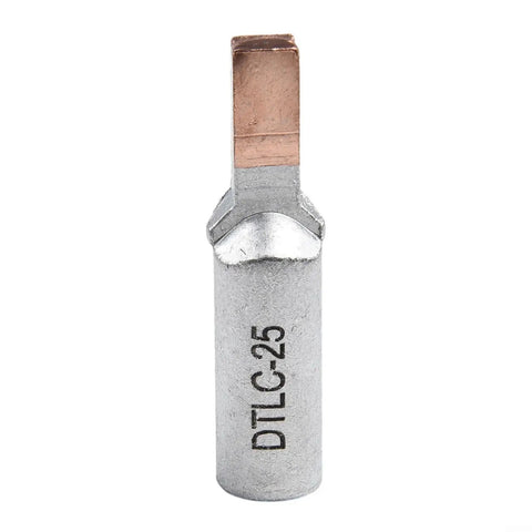 Heavy Duty Copper Aluminum Terminal Block 5 Pack Secure Screw Lock Wiring Connector For Electric Meter Boxes Low Heat Safe Power Transmission straight view of metal terminal block.