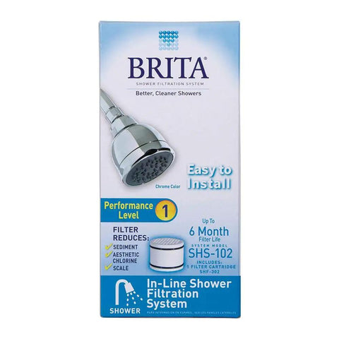 Chrome Inline Shower Filtration System With A No Brainer Install, Reduces Chlorine, Sediment, And Scale, Delivers Cleaner, Softer Water