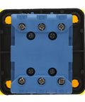 Back view of Up To 32A Rotary Switch With 3 Pole 2 Position Disconnect Rotary Cam Selector for industrial power control.