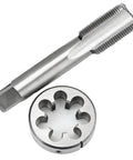 Top Tier Metric Tap And Die Set M32x1mm High Speed Steel Tapping Tools For Heavy Metal Machining Built To Last With Straight Flutes For Easy Chip Removal And Smooth Threads Without Any Clogging Or Damage, tap and die set