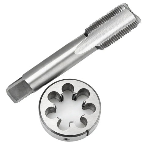 Top Tier Metric Tap And Die Set M32x1mm High Speed Steel Tapping Tools For Heavy Metal Machining Built To Last With Straight Flutes For Easy Chip Removal And Smooth Threads Without Any Clogging Or Damage, tap and die set