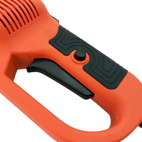 Close-up of the handle of Jaryannix 2000W Portable Electric Pipe Threader With Pure Copper Motor, showing the trigger and grip design.