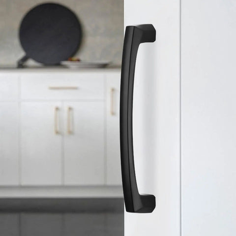 Heavy Duty 10 Pack 5 Inch Kitchen Cabinet Handles With A Slick Matte Black Finish And Solid Zinc Alloy Build For Drawers Doors Cupboards And Closets That Feel Dang Tight And Upgrade Your Setup Real Quick.
