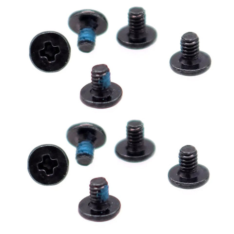 Solid Bet M2x2.5mm Phillips Flat Head Screws For M.2 Ssd Cooling Heatsink And Hinge Fixes, showing ten black plated screws.