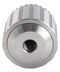 Killer Keyed Drill Chuck For Power Tools, 1/2 20 Unf Mount Thread, close-up view of heavy duty metal body.