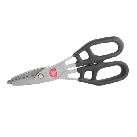 12 Inch Straight Cut Aluminum Snip With Comfort Grip For Easy Precise Aluminum Cutting High Carbon Steel Blades Large Handle Loops