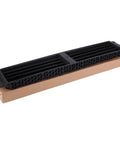 Lower Active Radiator Shutter Assembly With Actuator Fits Chevy Malibu on a cardboard base, designed for easy installation.