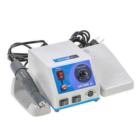 35,000 RPM Handheld Grinder For Jewelry, Ceramics, Glasswork, Silicone, Woodcarving And Artware, with control box and foot pedal