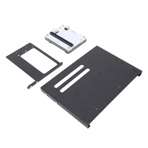 Plug And Play External Gpu Enclosure For Thunderbolt 3 4 And Usb 4 Expands PCIE 16 X Slot To Crush Gaming And Video Edits Supercharges AMD RX Cards metal mounting plates assembly.