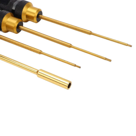 Hex Screwdriver And Socket Repair Tool Kit For Remote Control Cars Boats And Aircraft with black gold precision drivers