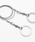 Pro Grade Livestock Horn Maintenance Wire Saw For Cattle And Sheep, Durable Stainless Steel Rope Tool With Easy Grip Handle, Safe Horn Care For Farm And Ranch, 750 mm wire saw